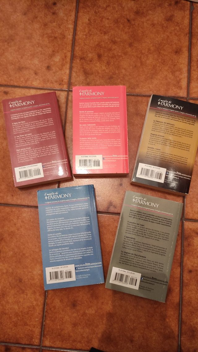 Set di 5 libri Il meglio di Harmony