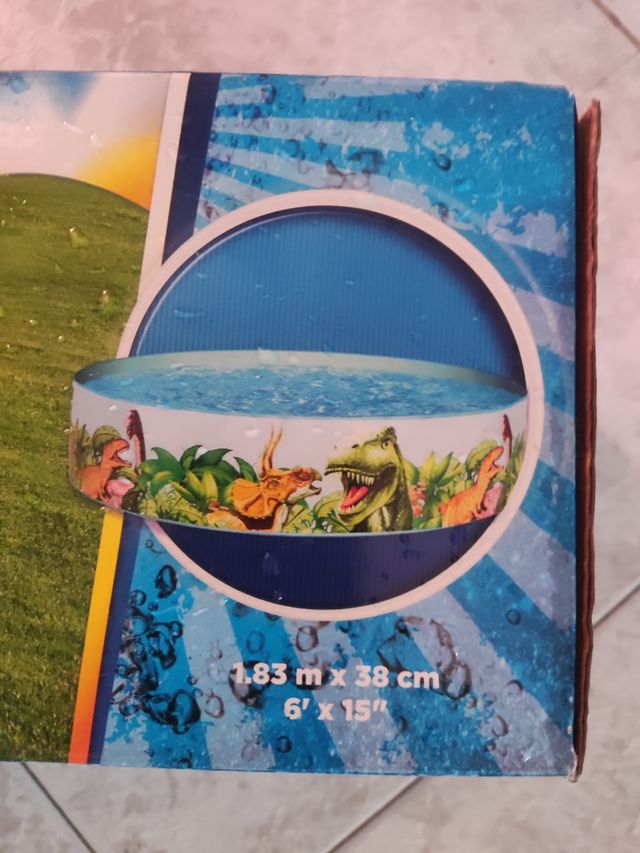 Piscina infantil dinosaurios 1.83m x 38cm