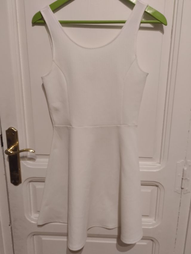 Vestido blanco H&M talla S