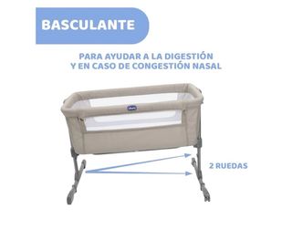 Cuna colecho Chicco Next2Me beige