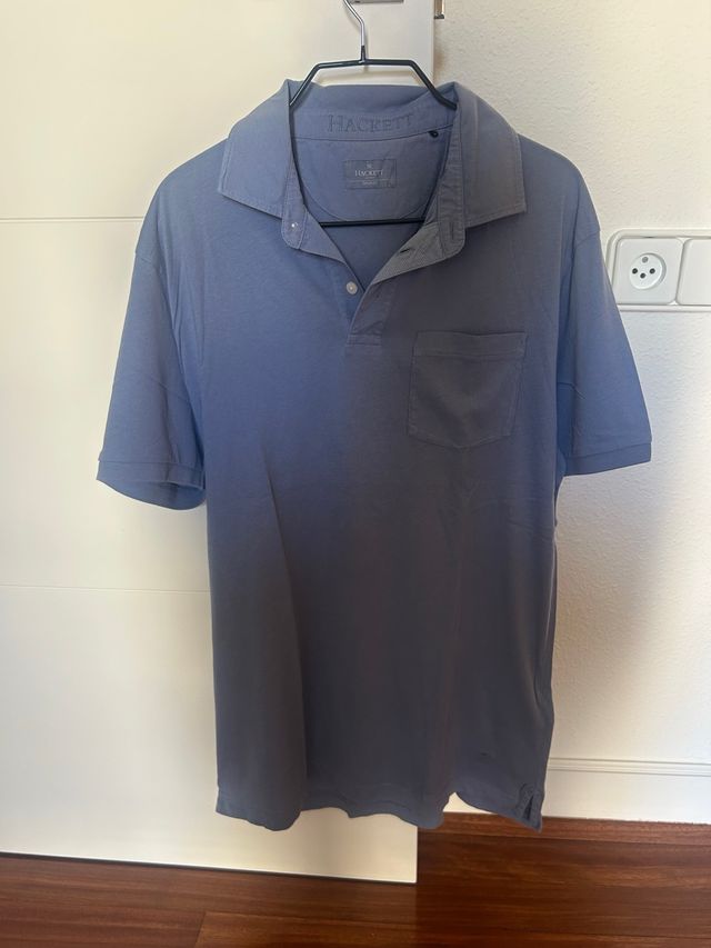 Polo Hackett azul hombre