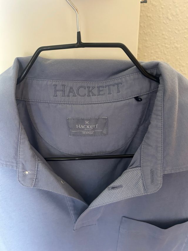 Polo Hackett azul hombre