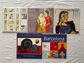 Set 5 Calendari Arte 2006:Picasso, Schiele, Calder