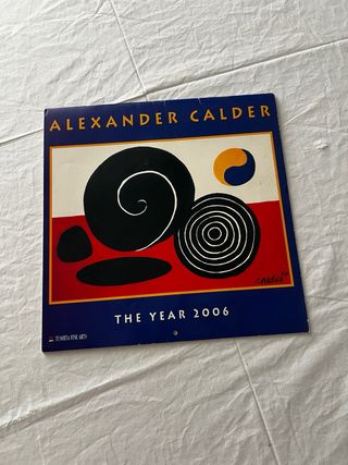 Set 5 Calendari Arte 2006:Picasso, Schiele, Calder