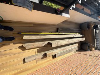 Madera pérgola - Buen estado