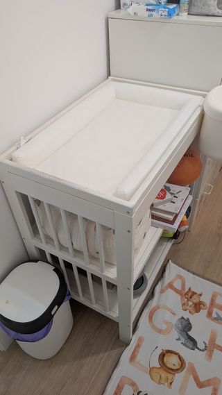 Cambiador bebé Ikea Gulliver blanco