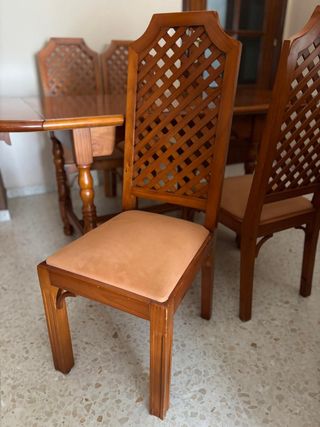 4 Sillas Comedor Madera