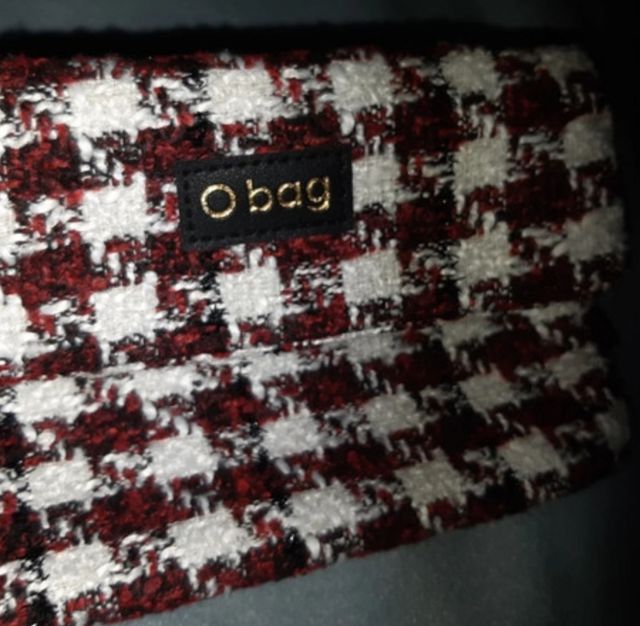 Obag - Porta trucchi rosso e bianco