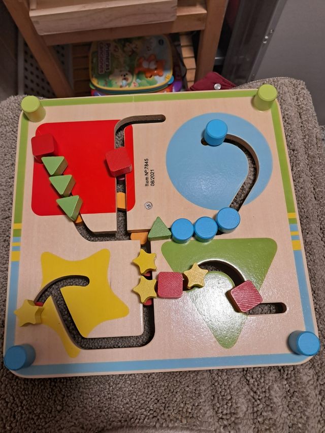 Juego de motricidad fina madera