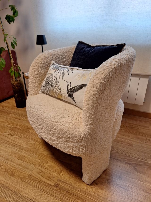 Sillón Maisons du Monde beige