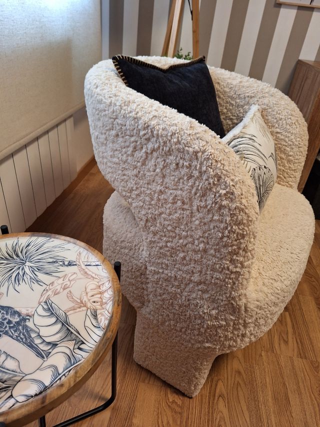 Sillón Maisons du Monde beige