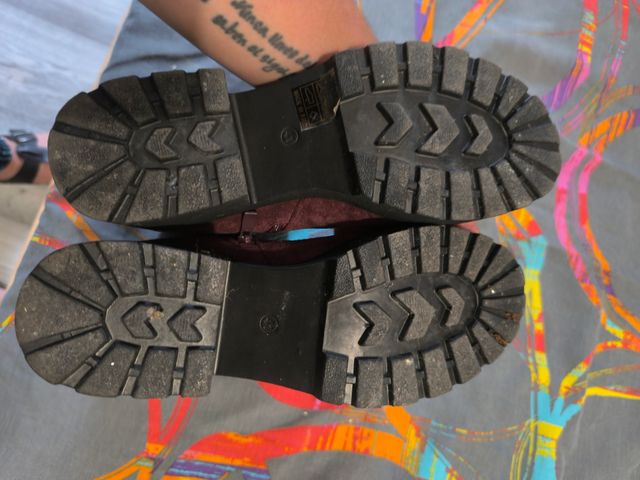 Botines granate mujer nº 41