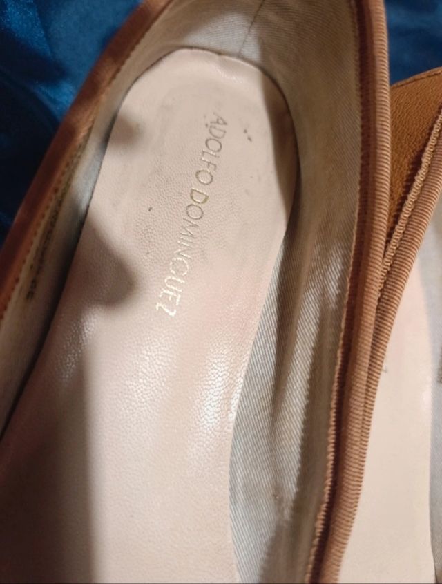 Zapatos para señora color camel