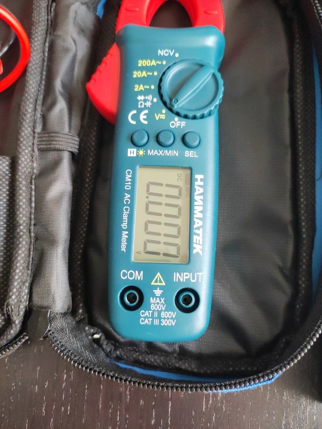 Pinza amperimétrica digital Naimaktek CM10