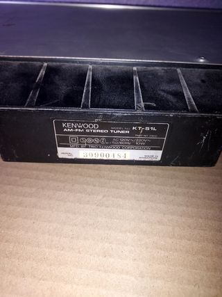 Sintonizador Kenwood KT-51L - Vintage