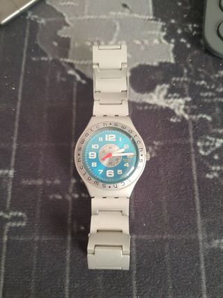 Swatch Vintage - Orologio Blu Argento