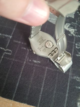 Swatch Vintage - Orologio Blu Argento