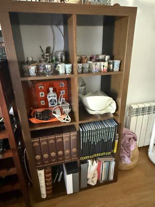 Estantería Kallax Ikea marrón