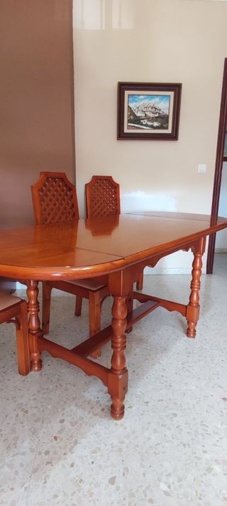 Mesa comedor madera maciza