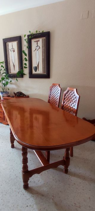 Mesa comedor madera maciza