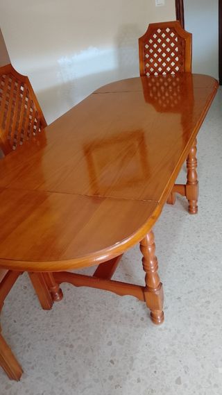 Mesa comedor madera maciza