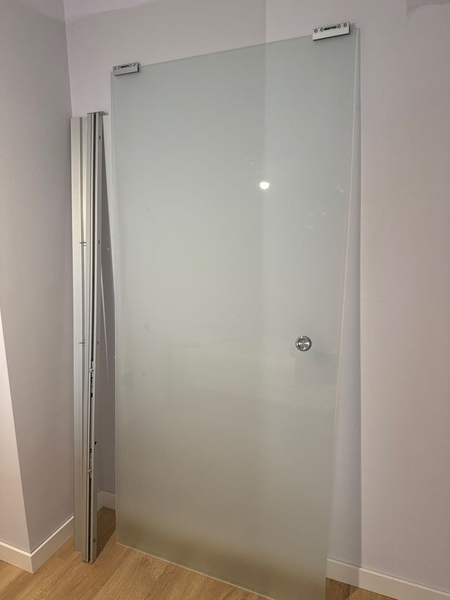 Puerta corredera cristal