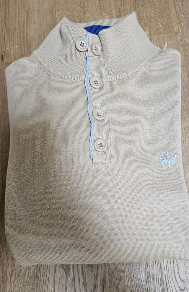 Jersey Montepicaza beige hombre
