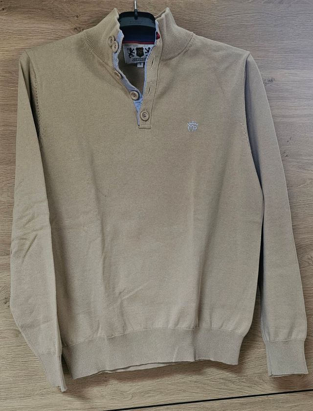 Jersey Montepicaza beige hombre