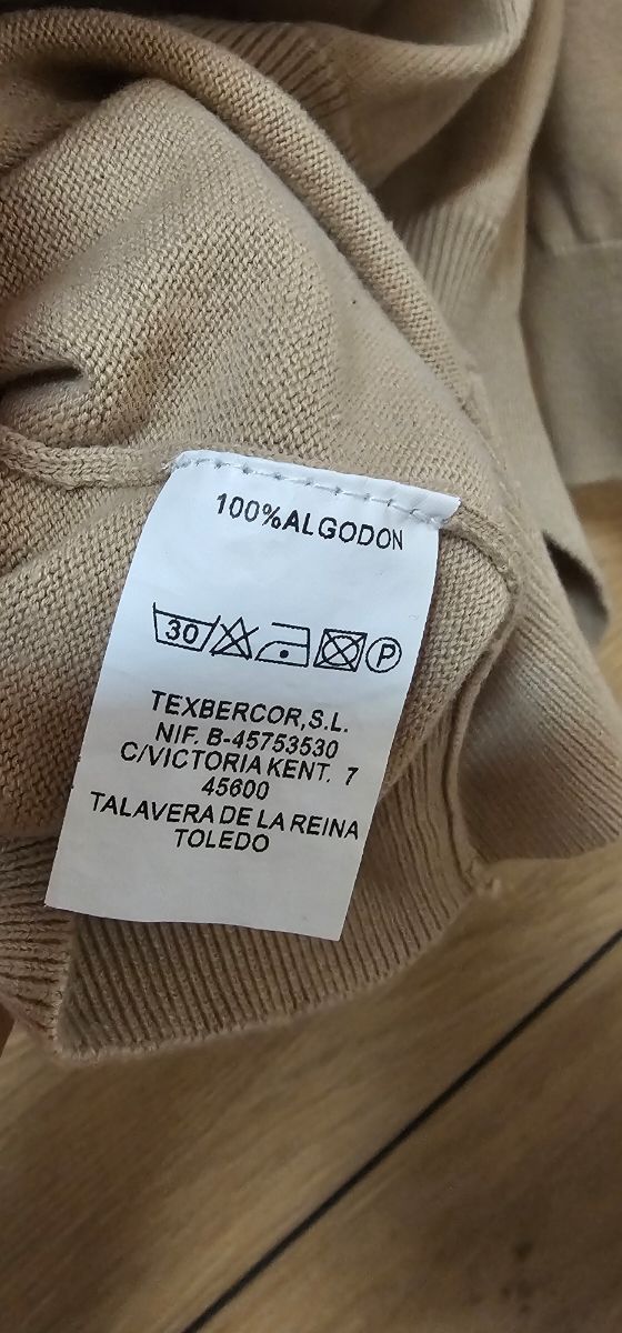 Jersey Montepicaza beige hombre