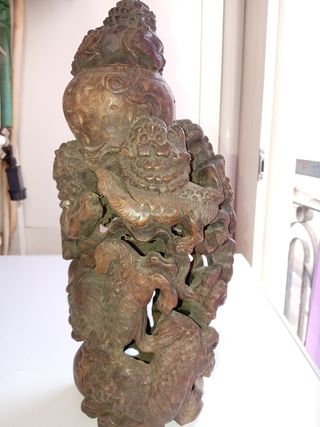 Scultura legno antica
