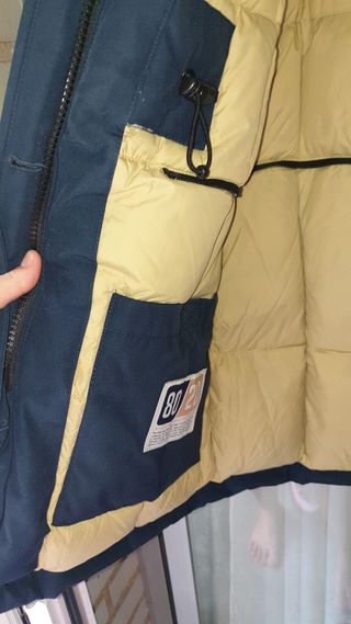 Chaqueta acolchada azul marino