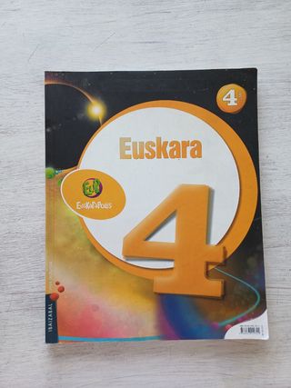 Libro euskara 4°de primaria