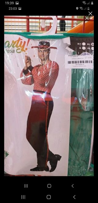 Disfraz flamenco adulto