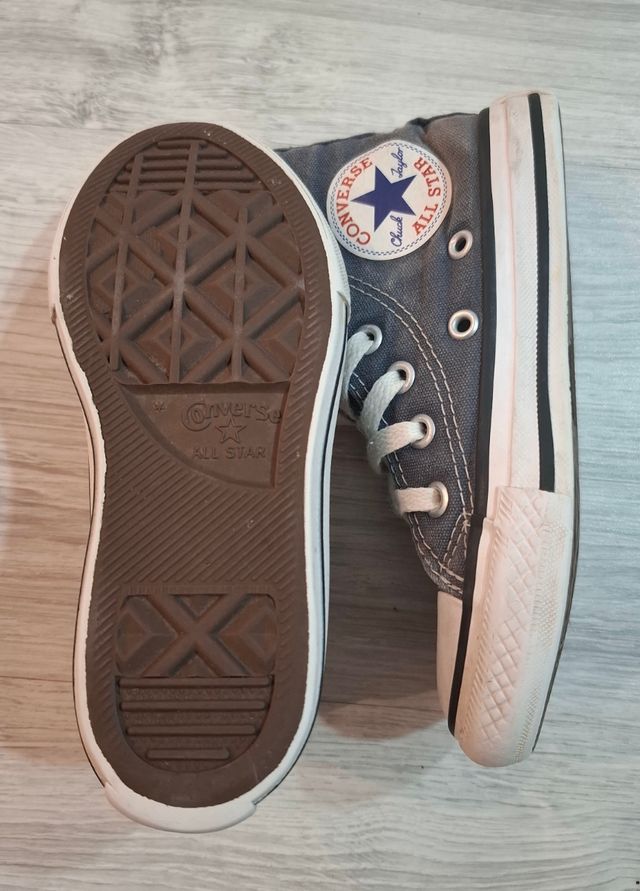 Converse grises niño - talla 27