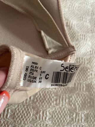 Sujetador lactancia Selene beige