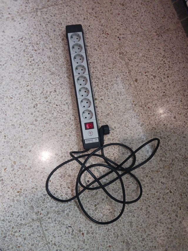 Regleta 8 enchufes - Alargador