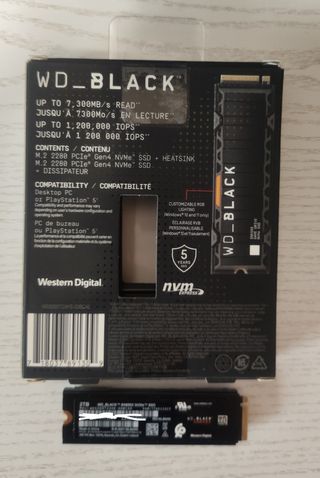 WD_BLACK SN850X NVMe 2TB SSD +DISIPADOR