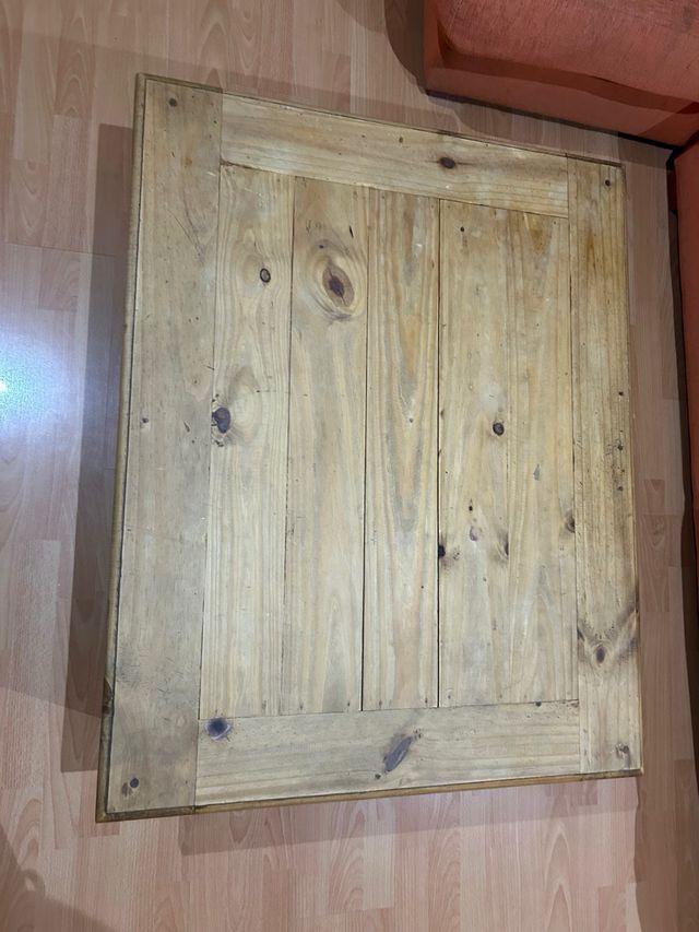 Mesa centro madera marrón