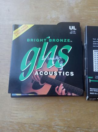Cuerdas GHS Bright Bronze 10-46