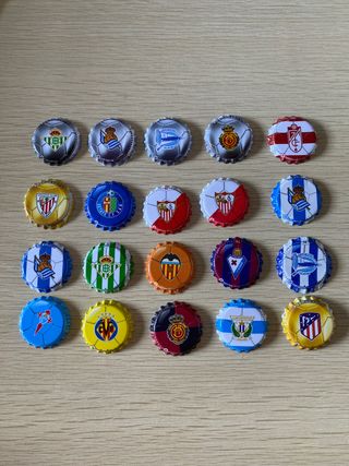  Chapas fútbol LaLiga
