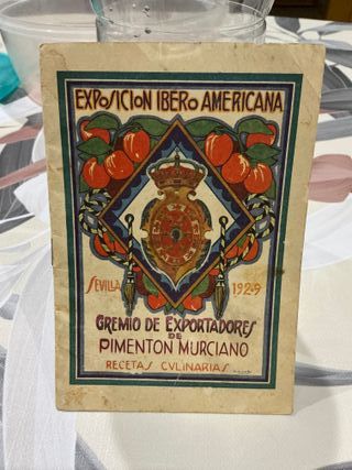 Recetas culinarias. Sevilla. Año 1929