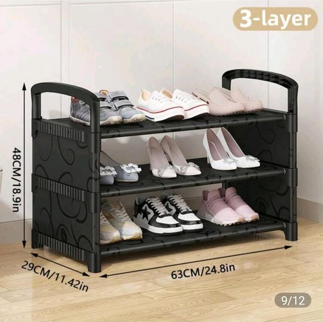 Zapateraria  3 niveles - 63x29x48cm