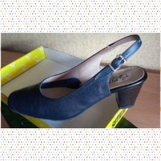 Zapatos Pitillos destalonados azules 36