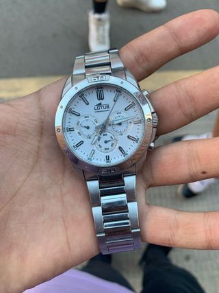 Reloj Lotus Cronografo - Plata