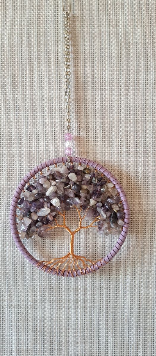 Colgante Arbol de la vida: Amatista