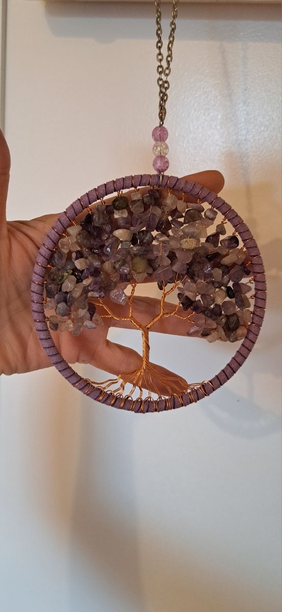 Colgante Arbol de la vida: Amatista