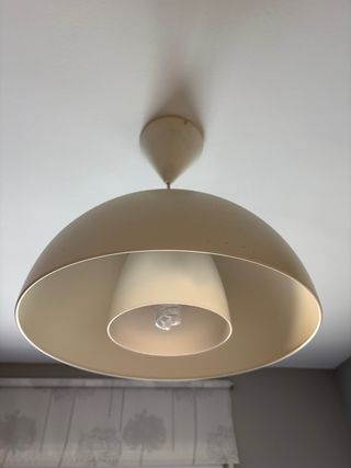 Lámpara techo Ikea blanca