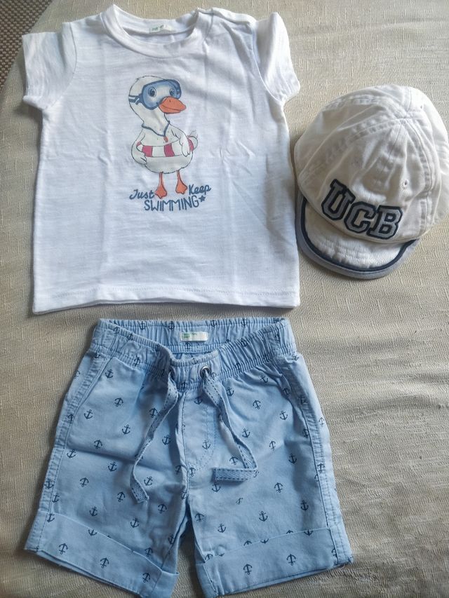 Conjunto verano bebé Benetton