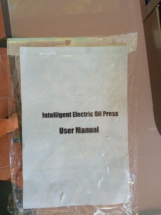 Máquina extracción aceite