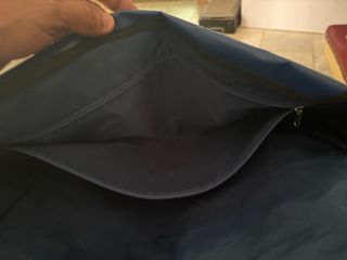 Bolsa azul impermeable